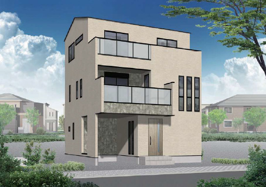 板橋区大山金井町　LDK22帖超　車庫付×省エネ住宅の画像