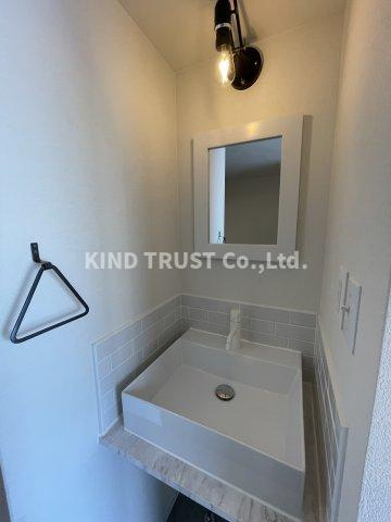 シティコーポ中崎の洗面所|コンパクトで使いやすい洗面所