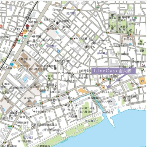 Live Casa(ライブカーサ南六郷の地図