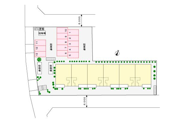 Ｄｕ　Ｓｕｄ　Ｍａｉｓｏｎの駐車場