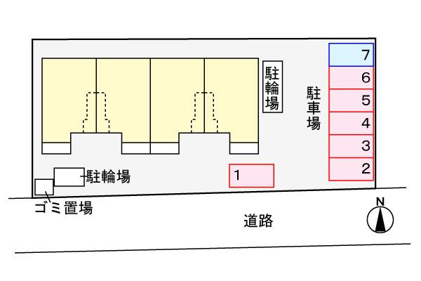 エイト史竹の駐車場