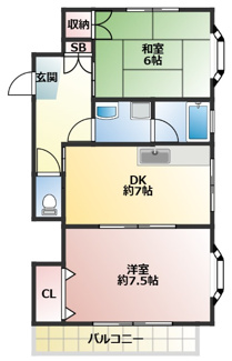 【間取り】 | ラ・フォーレ大内