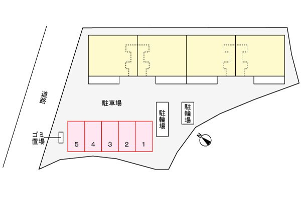 Ｖｉｌｌａ　すみれの駐車場