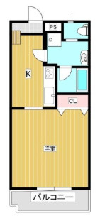 MAPLECOURTⅠの間取り|※現況優先です
