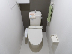 エル・グリシーヌのトイレ|落ち着いた色調のトイレです