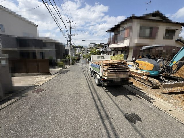 【その他】 | 福岡市南区大池2丁目1期　1号棟（全1棟）【仲介手数料無料・0円】 | 現地写真。前面道路です。