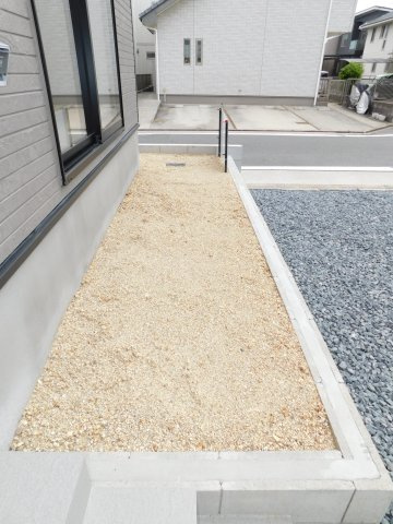名古屋市港区福田１丁目の新築一戸建の庭|◇庭◇　　ガーデンイングなどが楽しめる庭付き♪
