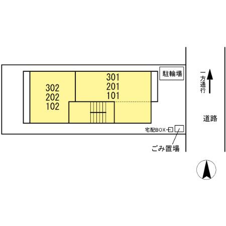 アムール岩塚の区画図