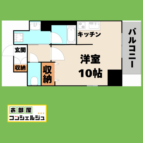 プロシード大須の間取り