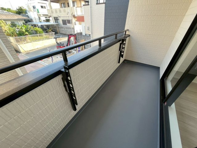 ハートフルタウンうるま市江洲全10棟（新築戸建て・分譲住宅）のバルコニー