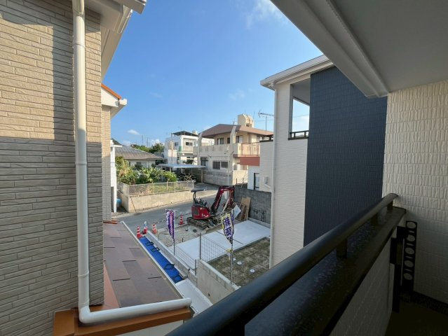 ハートフルタウンうるま市江洲全10棟（新築戸建て・分譲住宅）のバルコニー