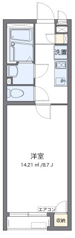 クレイノ希望の間取り