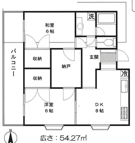 レ・ユニオンの間取り