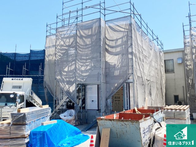 姫路市広畑区蒲田　第13期　新築一戸建ての外観|現在建築中！落ち着いた街並みで新生活を始めることが出来そう！周辺の物件も併せてご紹介させて頂きます！