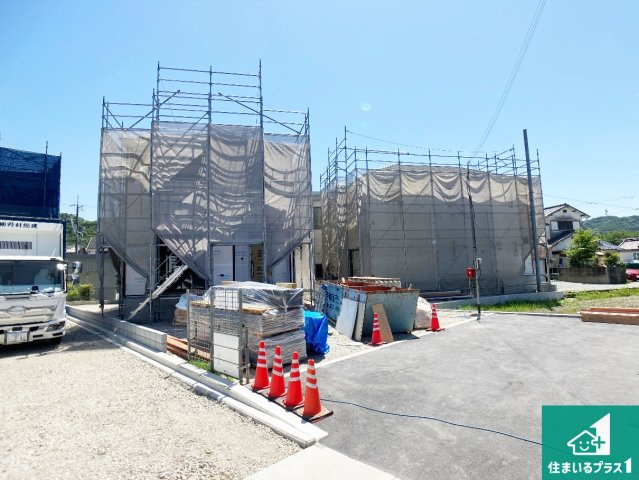 姫路市広畑区蒲田　第13期　新築一戸建ての外観|現在の進捗状況です！順調に作業進行中、完成が待ち遠しいです！詳細の間取り等、お気軽にお問い合わせください！