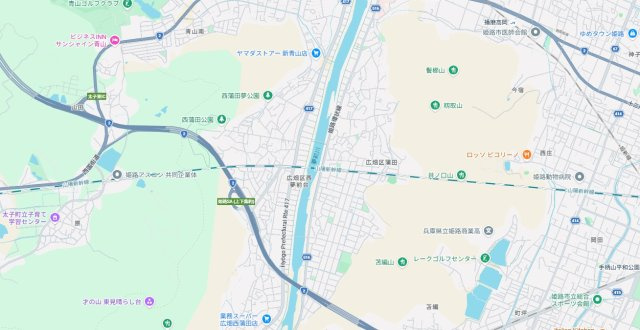 姫路市広畑区蒲田　第13期　新築一戸建ての地図