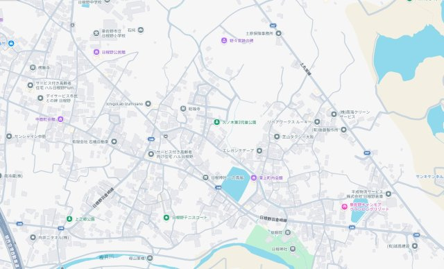 泉佐野市日根野　新築一戸建ての地図