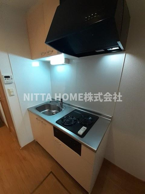 インフィニティーのキッチン|一人暮らしに嬉しい２口コンロ付き◇