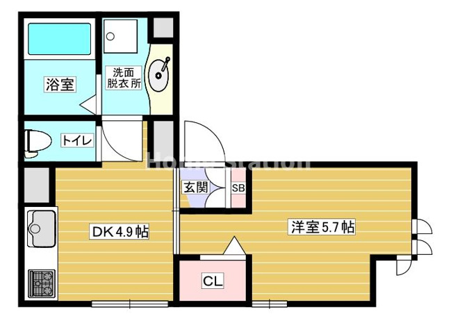 【間取り】 | Diamond　Fuji88
