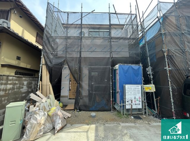 堺市東区日置荘西町　新築一戸建ての外観|現在の進捗状況です！順調に作業進行中、完成が待ち遠しいです！詳細の間取り等、お気軽にお問い合わせください！
