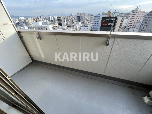 グランエクラ大今里南Ⅱのバルコニー