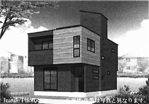 藤沢市城南５丁目Ⅱ　新築戸建全16棟の外観パース