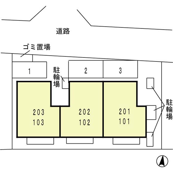 グランメールの区画図