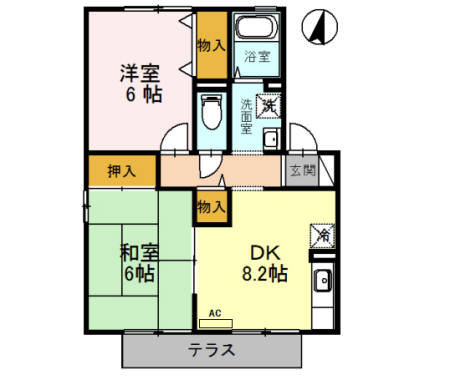 グランメールの間取り