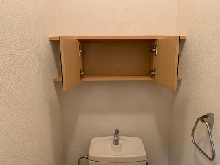 【トイレ】 | フィールハイムこうれいⅠ | トイレ上収納