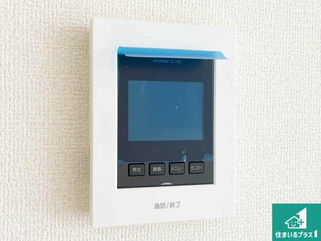 ■宝塚市中州　新築一戸建ての防犯設備|カラーモニターインターホン！声だけでなく来訪者の姿や顔がモニターで確認できるので、小さなお子様がいらっしゃるご家庭でも安心できます！
