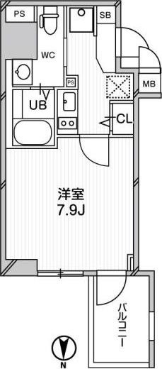 ｴｸﾞｾﾞ難波南Ⅵの間取り
