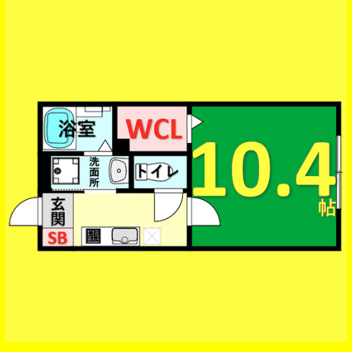 マ・メゾン　名古屋市賃貸　仲介手数料無料の間取り