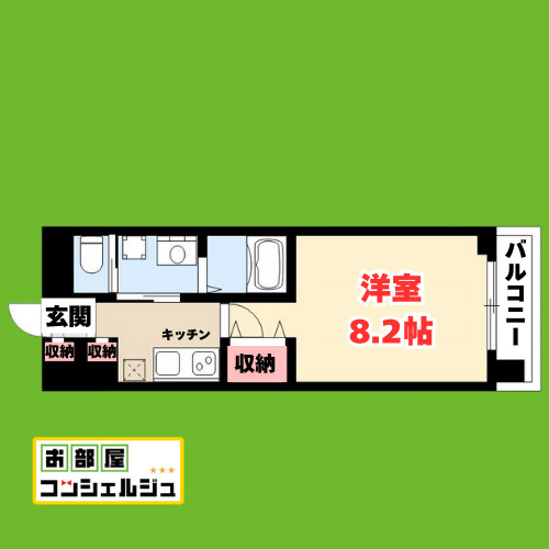 COZY川名本町の間取り