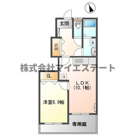 【間取り】 | ボンヌールパンションⅡ