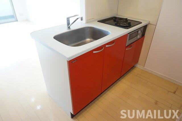 熊本市中央区本荘３丁目の賃貸マンションのキッチン
