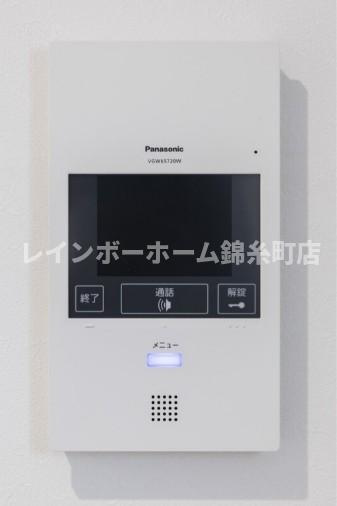 春日部市大枝のアパートのセキュリティ