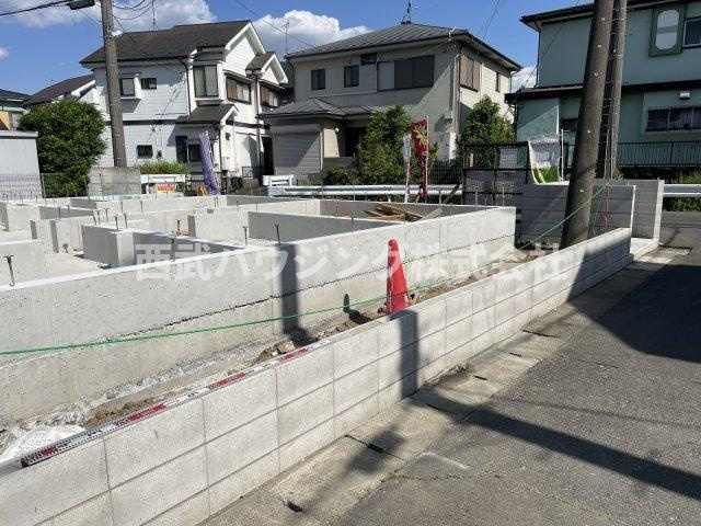【仲介手数料無料】所沢市山口第６３全４棟３号棟　所沢市の新築なら西武ハウジングの前面道路含む現地写真