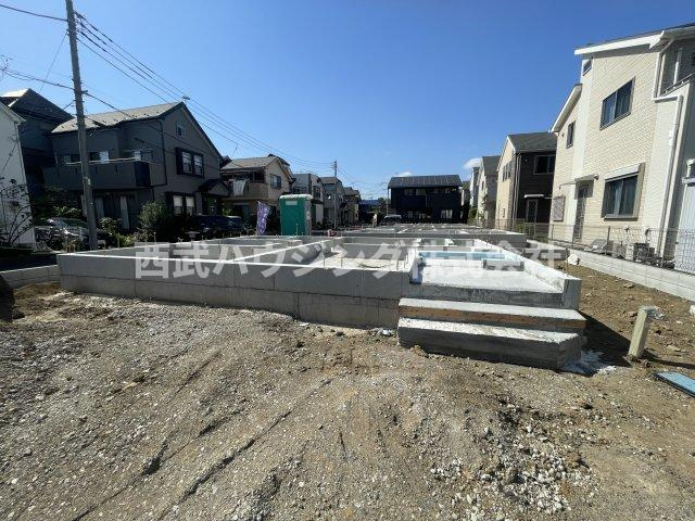 【仲介手数料無料】所沢市山口第６３全４棟３号棟　所沢市の新築なら西武ハウジングの前面道路含む現地写真