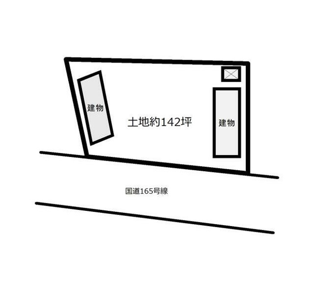 【間取り】 | 香芝市畑貸倉庫