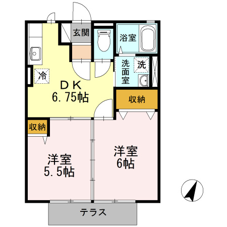 ヴィラ ラフィーネの間取り
