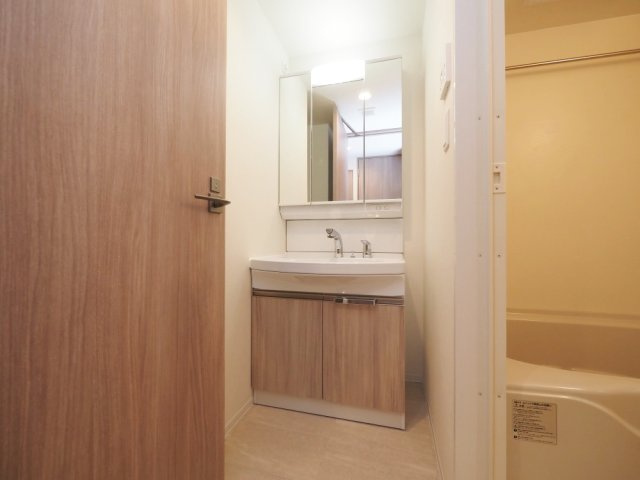 コンフォリア・リヴ桜川ソルテラスの独立洗面台