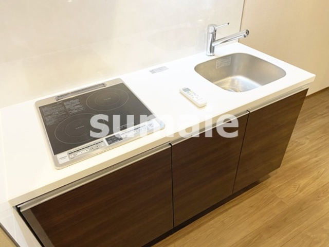 URBAN SKYLINE OMIYAのキッチン|IHの2口コンロ、設置済みです！