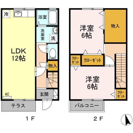 サンハイツＫの間取り