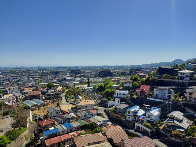 ジオグランデ宝塚山手台センターコートの展望|南側バルコニーからの眺望