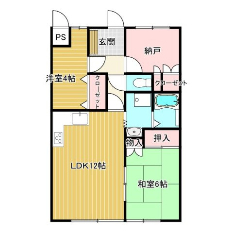 シティホームズ篭原壱番館　の間取り|間取図