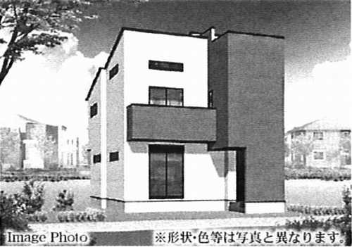 藤沢市城南５丁目Ⅱ　新築戸建全16棟の外観パース