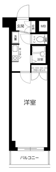【間取り】 | ＮＩＣアーバンスピリッツ鶴見Ⅱ