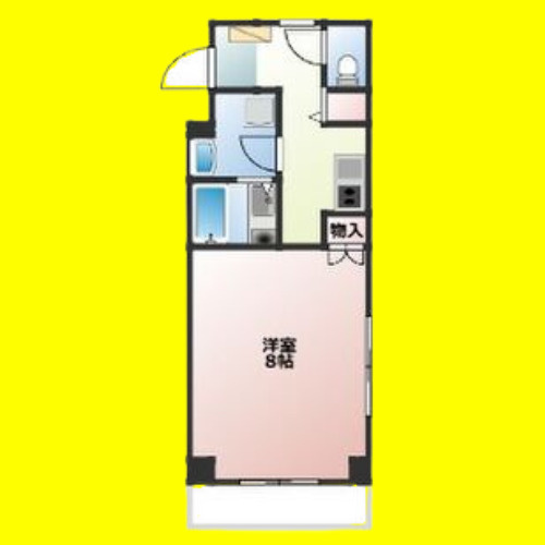 Blue Square　名古屋市賃貸　仲介手数料無料の間取り