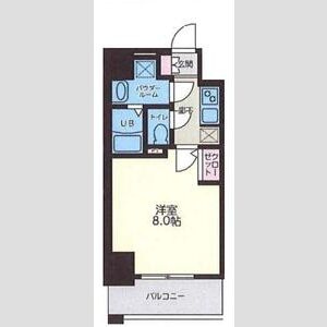 S-RESIDENCE西長堀の間取り