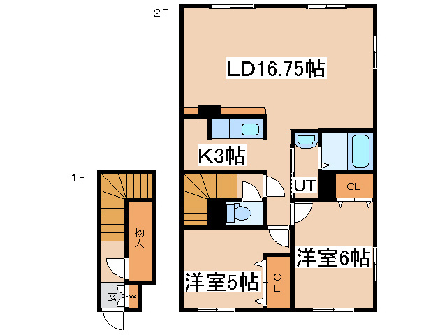 クレイトンアベニューの間取り